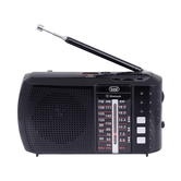 RADIO PORTÃTIL TREVI MULTIBANDA BLUETOOTH USB MICRO SD RA 7F20 BT NEGRO