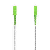 AISENS Cable Fibra      ptica Latiguillo G657A2 3 0 9 125 SMF Simplex CPR DCA LSZH  SC APC SC APC  Blanco  100 m