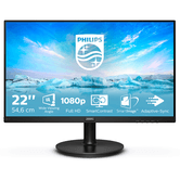 MONITOR PHLIPS 221V8 21.5" LED 1920X1080/ 75HZ/ 4MS/ VGA/ HDMI