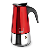 CAFETERA IBILI 629710 10 TAZAS ROJA