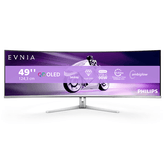 Monitor PHILIPS Evnia 48.9" QDOLED OLED Dual QHD HDMI Altavoces