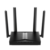 Cudy Router WiFi 7 Dual Band Gigabit BE3600 - hasta 1000Mbps - 5 Puertos - 4 Antenas Fijas de 5dBi - Tecnologia MU-MIMO - Negro