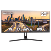 NILOX Monitor 29”, FHD, IPS UltraWide, 4ms, 75 Hz, HDMI y DP   29" LED IPS 2K HDMI Altavoces