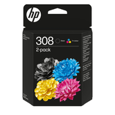 PACK 2 CONSUMIBLES HP 308