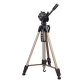 Hama Tripode Star 61  tr    pode de 3 patas  altura ajustable desde 60cm  153 cm  Color negro y oro rosado