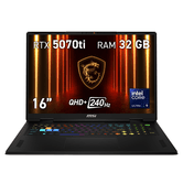MSI Vector 16HX AI-241ES U9 32 1TB 5070Ti W11H 16