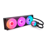 NZXT KRAKEN CORE RGB - 360MM AIO LIQUID COOLER WITH RGB CAP & RGB CORE FAN (Black) RL-KR36C-B1