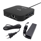 i-tec USB-C Dual HDMI Docking Station with Power Delivery 100W  i-tec Universal Charger 100W