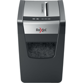 Destructora Rexel Momentum X312SL negro/plata Corte confeti