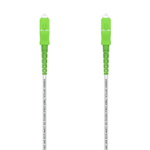 AISENS Cable Fibra      ptica Latiguillo G657A2 3 0 9 125 SMF Simplex CPR DCA LSZH  SC APC SC APC  Blanco  100 m