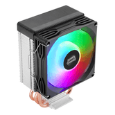 VENTILADOR CON DISIPADOR DE CPU MARS GAMING MCPUX3 TDP 190W PWM LOW PROFILE FRGB NEGRO