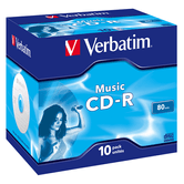 VERBATIM CD-R AUDIO 80m (Pack de 10 unidades)