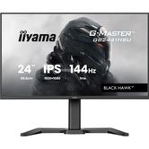 MONITOR IIYAMA 24 PULGADAS RESOLUCION FULL HD (1920X1080), PANEL IPS, 1 MS (MPRT), 100 HZ, BRILLO 250, CONTRASTE 1300:1, HDMI, DISPLAYPORT, USB HUB, A