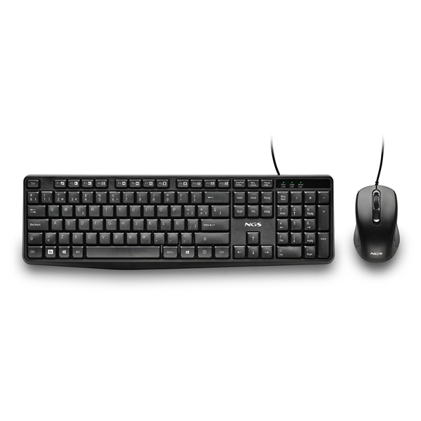 COMBO TECLADO/RATON COOLBOX KTR-03W INALAMBRICO NEGRO - miniatura 4