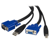 CABLE KVM 1 8M 2 EN 1 VGA USB