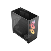 CORSAIR  4500X LX-R RGB Tempered Glass Mid-Tower, Black RGB Negro