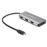 HUB USB-C STARTECH 3 PORT LECTOR MEMORIA FLASH SD - 3 X USB-A 1X USB-C