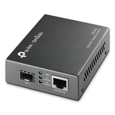 CONVERTIDOR FIBRA TP-LINK MC420L OMADA RJ45 10Gb A RANURA SFP+ GIGA MiniGBIC MONTAJE EN CHASIS