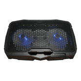 BASE REFRIGERACION PARA PORTATILES CONCEPTRONIC 2 VENTILADORES 125MM HASTA 15,6"