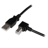 2m USB 2.0 A to Right Angle B Cable M/M