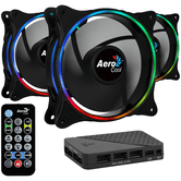 Aerocool Ventilador ECLIPSE12PRO, 3x 12cm argb ecl