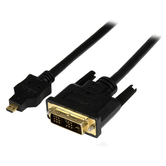 Adaptador Cable Conversor de 2m Micro HDMI a DVI-D para Tablet y Tele