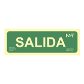 PACK DE 2 SENALES "SALIDA" 300X105 PVC VERDE ARCHIVO 2000 6170-06H VE