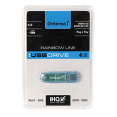 Intenso 3502450 Lápiz USB Rainbow line 4GB Azul