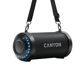 CANYON Altavoz Bluetooth 5,0 (Jack 3,5mm, microSD, BT, FM, AUX, USB, Bateria 1500mAh, Negro) CNE-CBTSP7