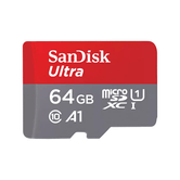 SANDISK ULTRA MICROSDXC 64GB + SD ADAPTER 140MB/S A1 CLASS 10 UHS-I