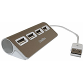 HUB 4 PUERTOS USB 2.0 COOLBOX ALU-2