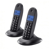 MOTOROLA C1002 LB+ Telefono DECT DUO Gris-Granate