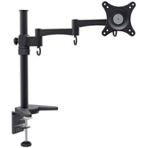 SOPORTE DE MESA PARA MONITOR DE 10" - 27"  BRAZO CON 2 CODOS Y SOPORTE ORIENTABLE MAX. VESA  100x100 HASTA 10KG