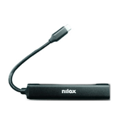 HUB NILOX USB-C USB 3.0 USB 2.0 NEGRO