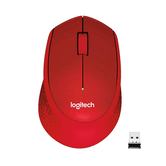 RATON LOGITECH M330 SILENT PLUS ROJO