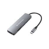 ADAPTADOR USB-C  6EN1 CONCEPTRONIC DONN11 HDMI USB-C USB 3.0 LECTOR SD