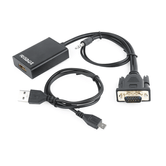 ADAPTADOR GEMBIRD VGA A HDMI 0,15M CON AUDIO 3.5MM