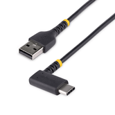 CABLE 30CM DE CARGA USB A USB C ACODADO - USB 2.0 - TIPO  C