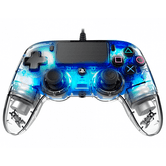 GAMEPAD NACON COMPACT PS4 OFICIAL - AZUL ILUMINADO