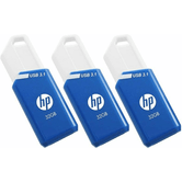 USB 3.1 HP 32GB X755W PACK DE 3 AZUL