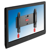 PHW100 S FLAT WALL MOUNT 19-37 INCH. BLA CK