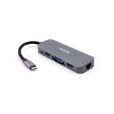 DOCKING STATION NILOX TIPO C A 3x USB 3.0 1x HDMI 1x VGA 1x TIPO C 1x RJ45