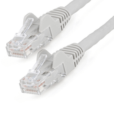 CABLE DE RED ETHERNET CAT6 UTP SIN ENGANCHES GRIS 2M