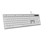 TECLADO SUBBLIM ERGO KEYS SILVER