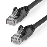 CABLE DE RED ETHERNET CAT6 UTP SIN ENGANCHES NEGRO 2M