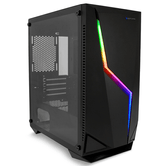 Caja COOLBOX  Caja para PC micro ATX M235 RGB Negro